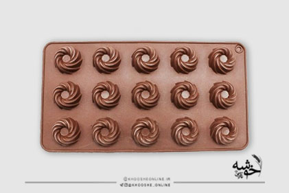 قالب سیلیکونی شکلات طرح مینی پیچ کد 80