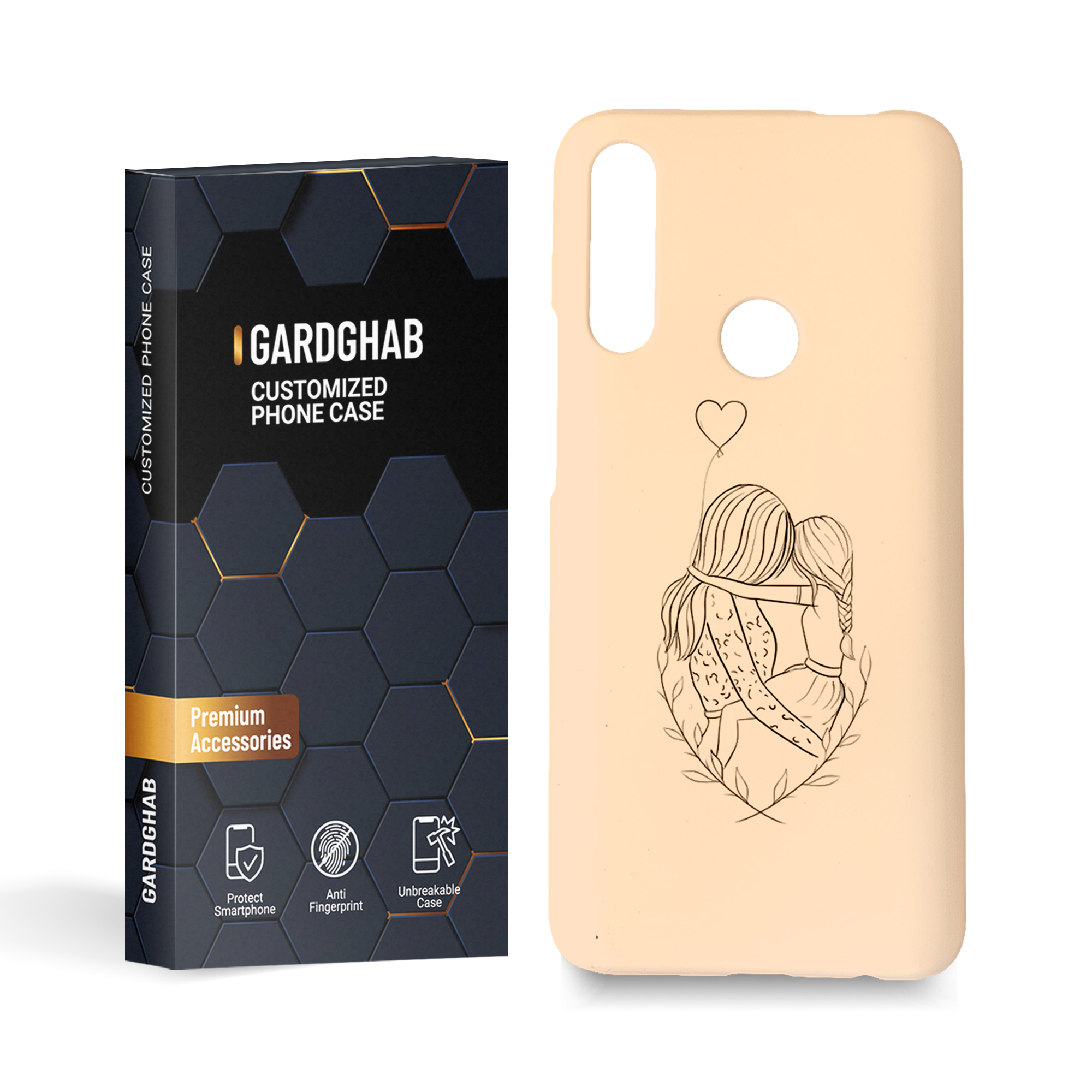  کاور گارد قاب مدل دخترانه مناسب برای گوشی موبایل هوآوی y9 prime 2019