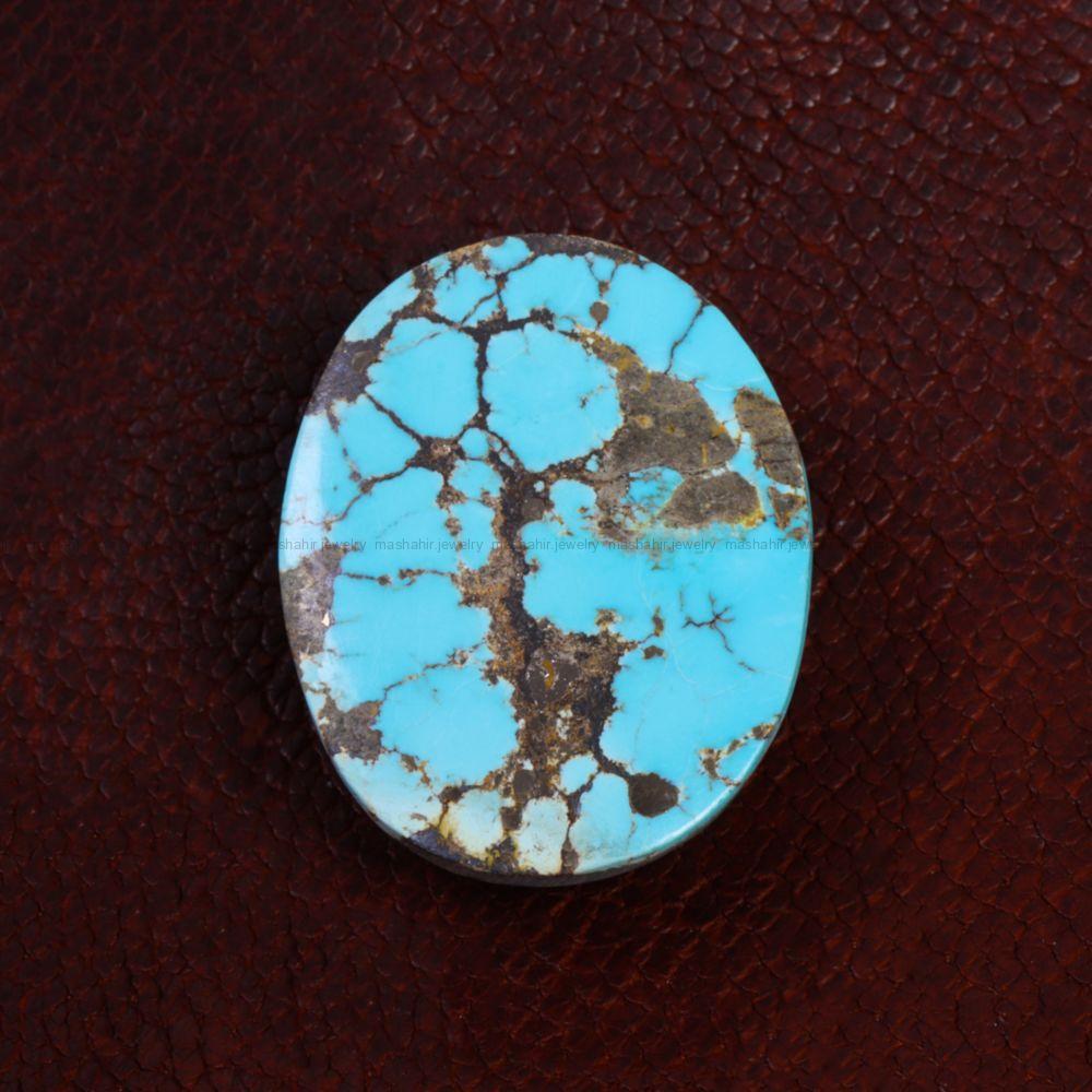 نگین فیروزه شجری کد 14065 - جواهری مشاهیر