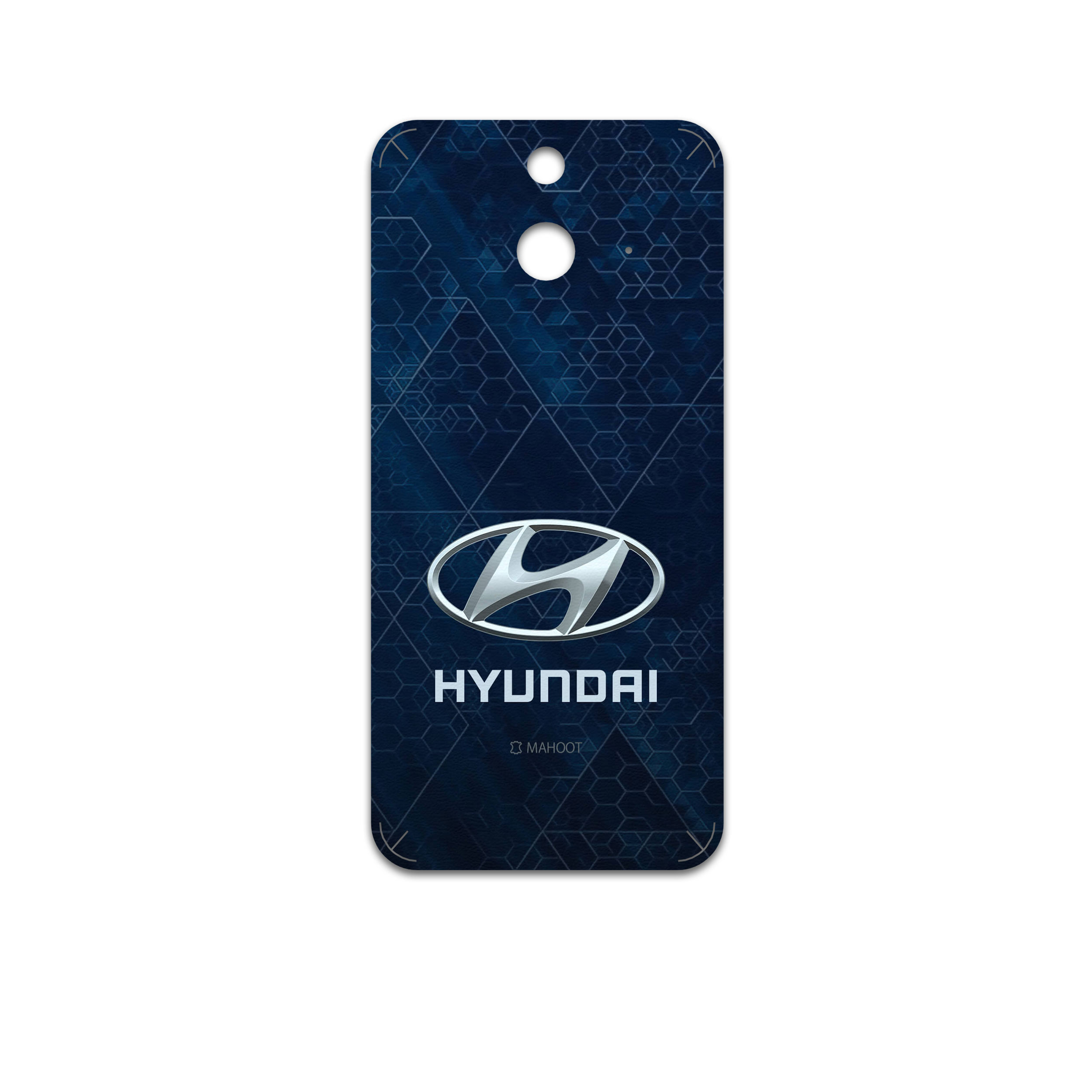 برچسب پوششی ماهوت مدل Hyundai-Logo مناسب برای گوشی موبایل اچ تی سی One E8