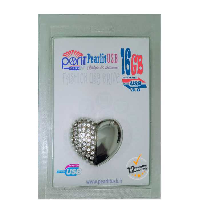 فلش مموری پرلیت یو اس بی مدل W-02-U3.0 ظرفیت 16 گیگابایت