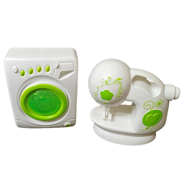 ست اسباب بازی چرخ خیاطی و لباسشویی کد 66063