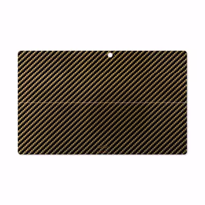 برچسب پوششی ماهوت مدل Glossy-Brown-Fiber مناسب برای تبلت مایکروسافت Surface Pro 2 2013