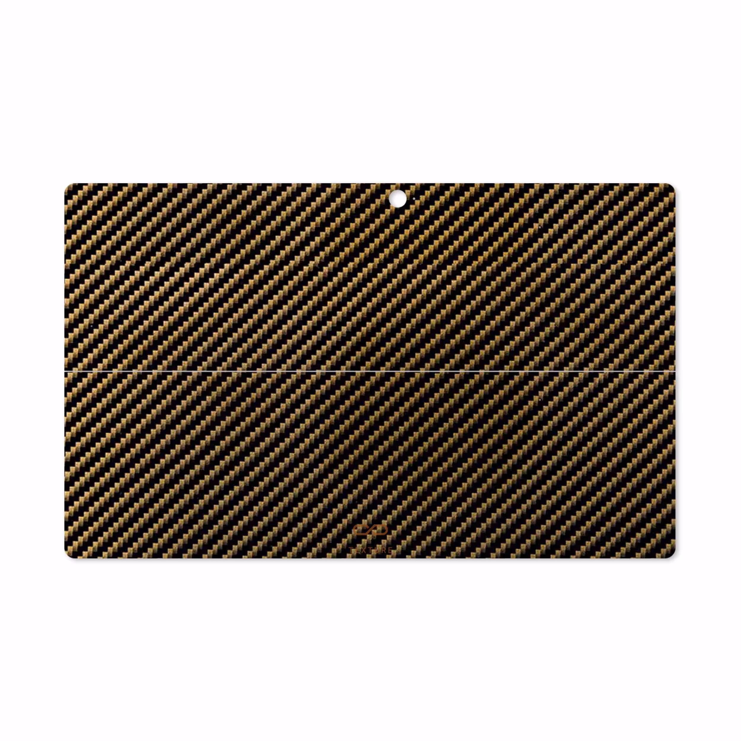 برچسب پوششی ماهوت مدل Glossy-Brown-Fiber مناسب برای تبلت مایکروسافت Surface Pro 2 2013