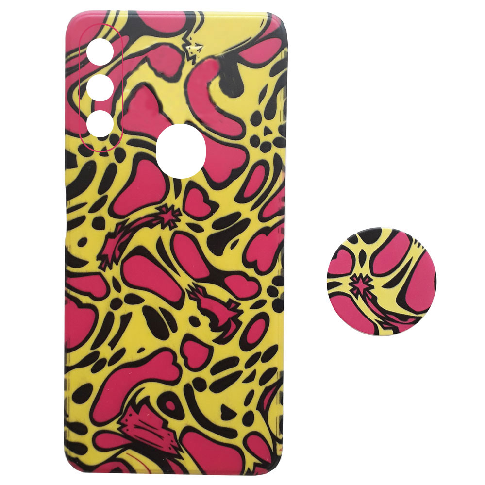 کاور کد A7599 مناسب برای گوشی موبایل سامسونگ Galaxy A10s به همراه پایه نگهدارنده