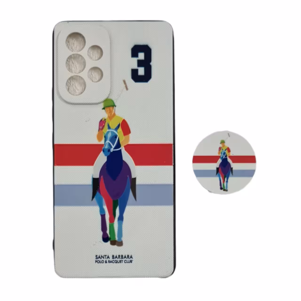 کاور طرح پسرانه کد PO-530 مناسب برای گوشی موبایل سامسونگ Galaxy A53 به همراه پاپ سوکت