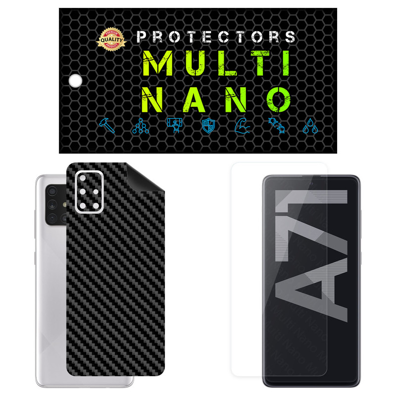محافظ صفحه نمایش مولتی نانو مدل X-SFC مناسب برای گوشی موبایل سامسونگ Galaxy A71 به همراه برچسب پوششی | کالا برتری