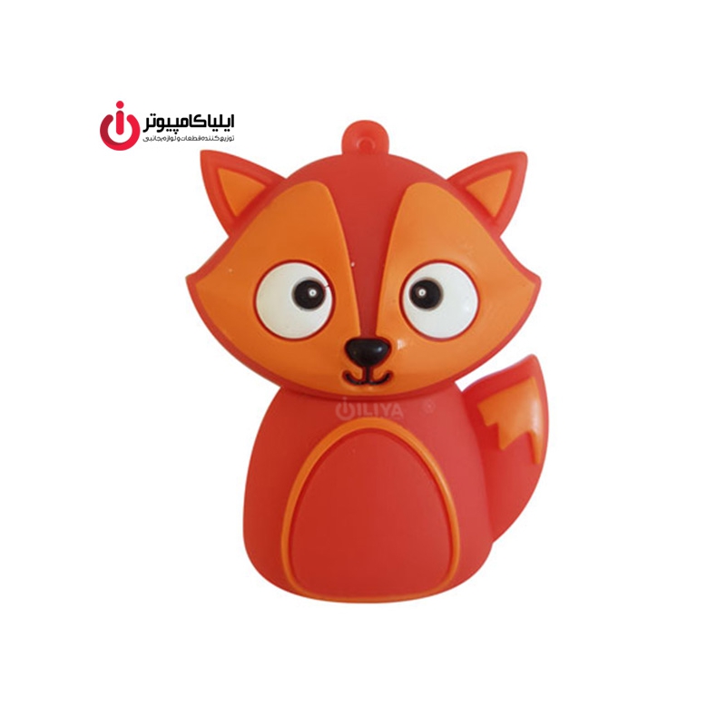 فلش مموری عروسکی کینگ فست مدل FO-10 طرح FOX ظرفیت 32 گیگابایت