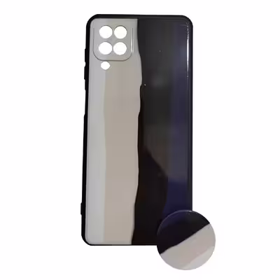کاور کد 1765 مناسب برای گوشی موبایل سامسونگ Galaxy A12 به همراه پایه نگهدارنده