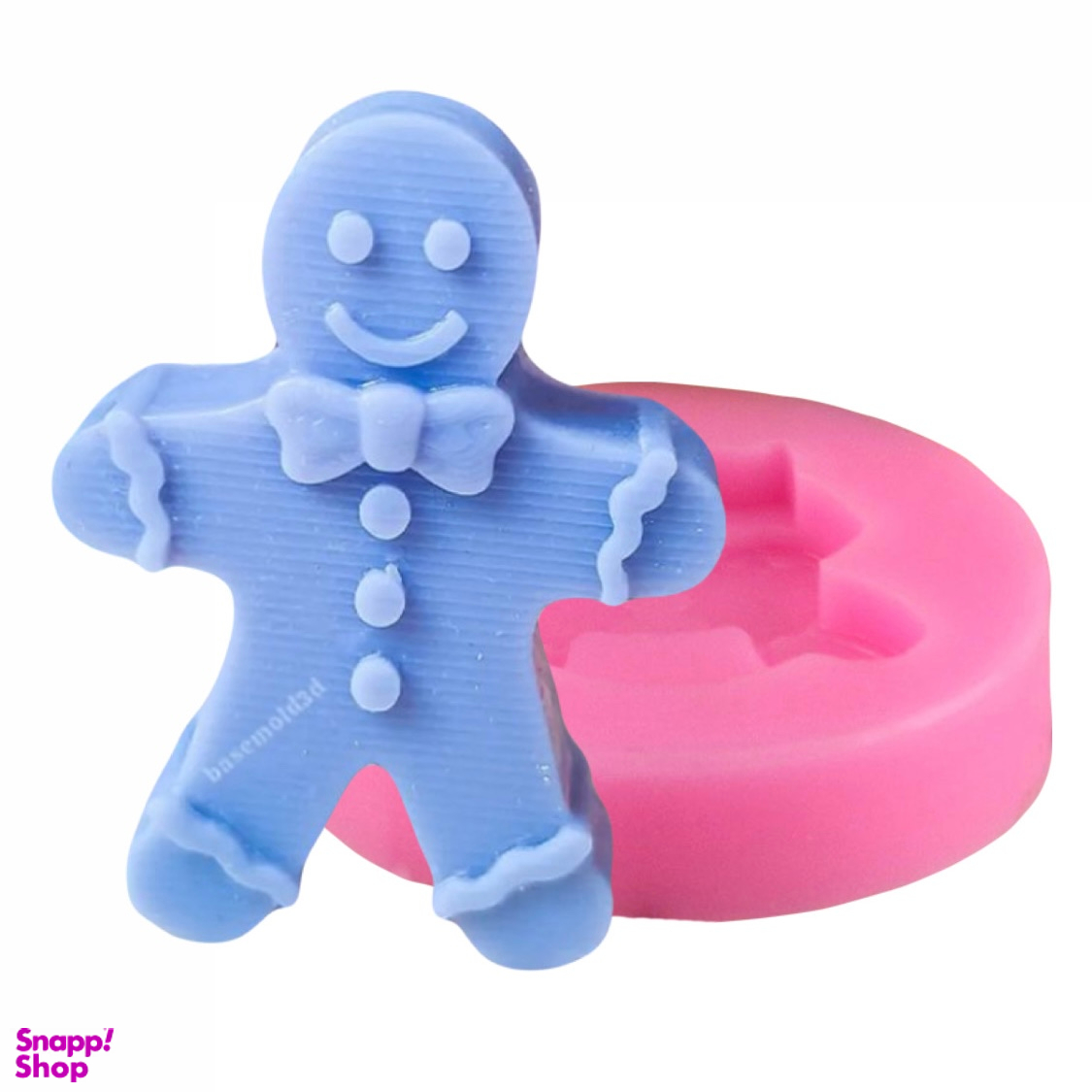 قالب سيليكونى شمع مدل كوكى زنجبيلى ارتفاع 8 سانتى متر