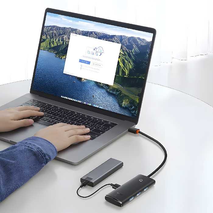 هاب 4 پورت USB 3.0 بیسوس مدل Baseus BS-OH012
