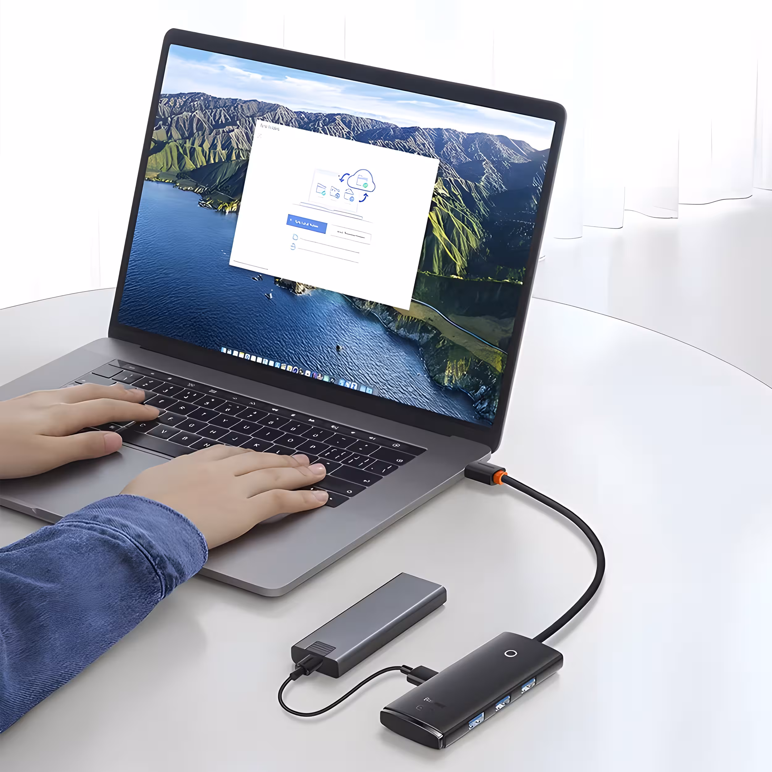 هاب 4 پورت USB 3.0 بیسوس مدل Baseus BS-OH012