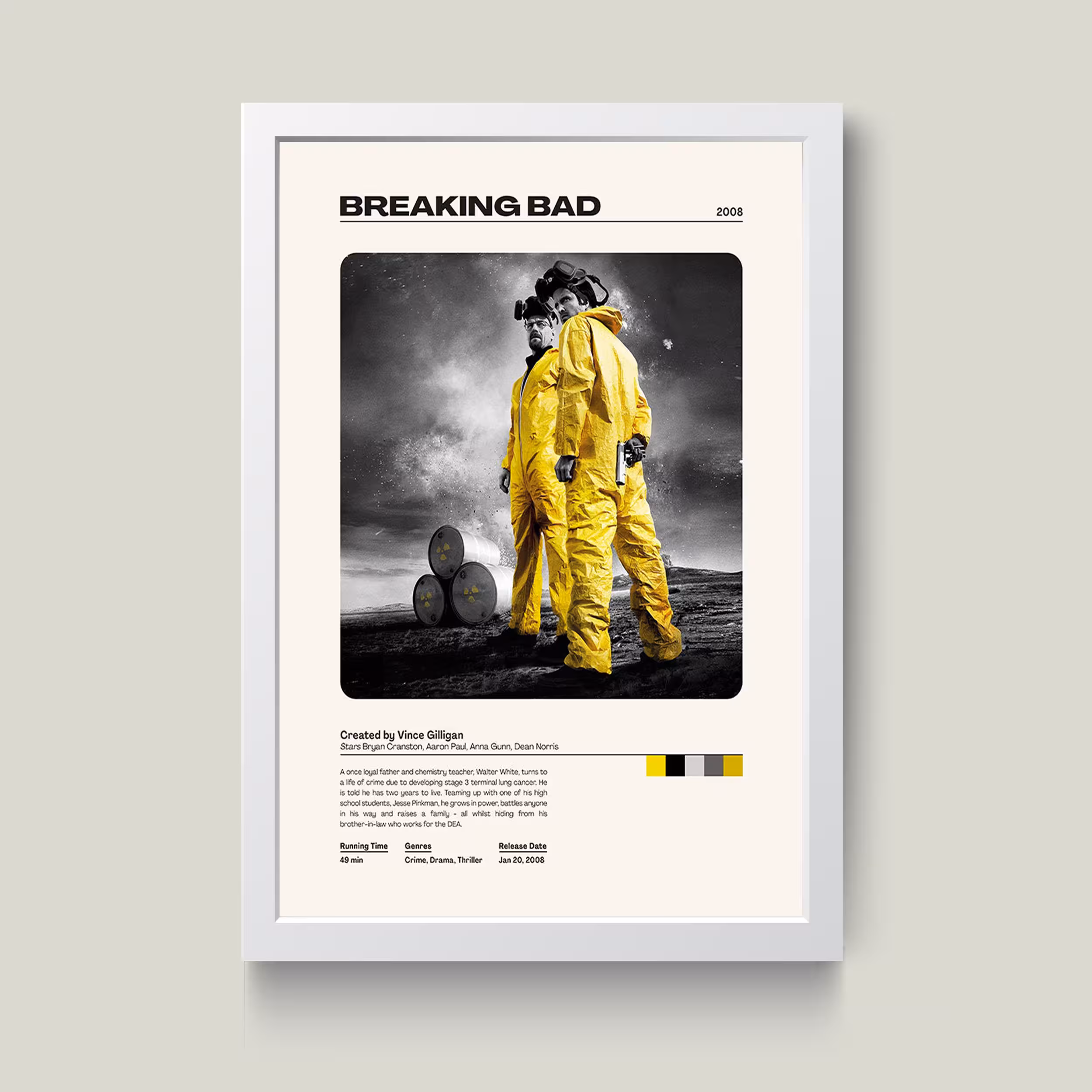 تابلو مدل Breaking Bad کدm2623-w