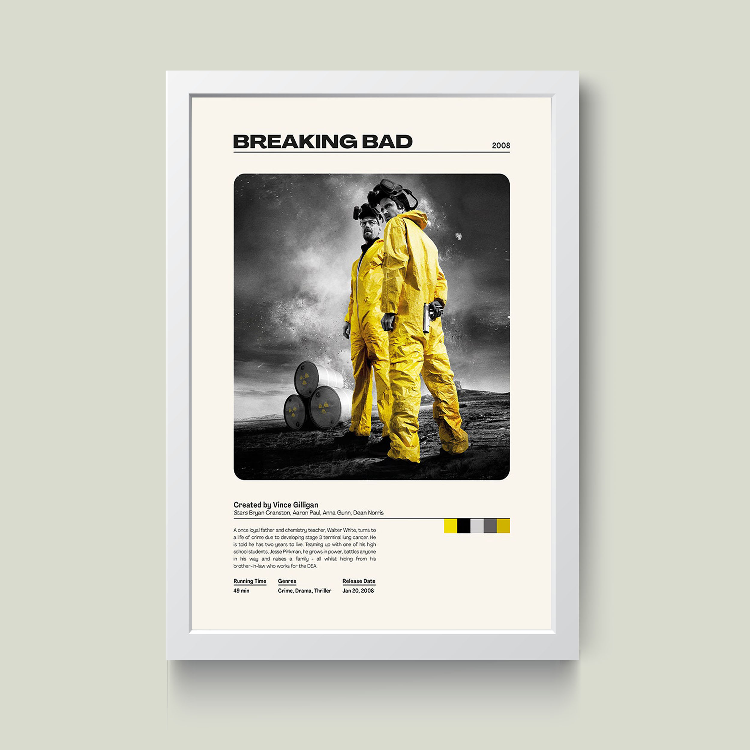 تابلو مدل Breaking Bad کدm2623-w