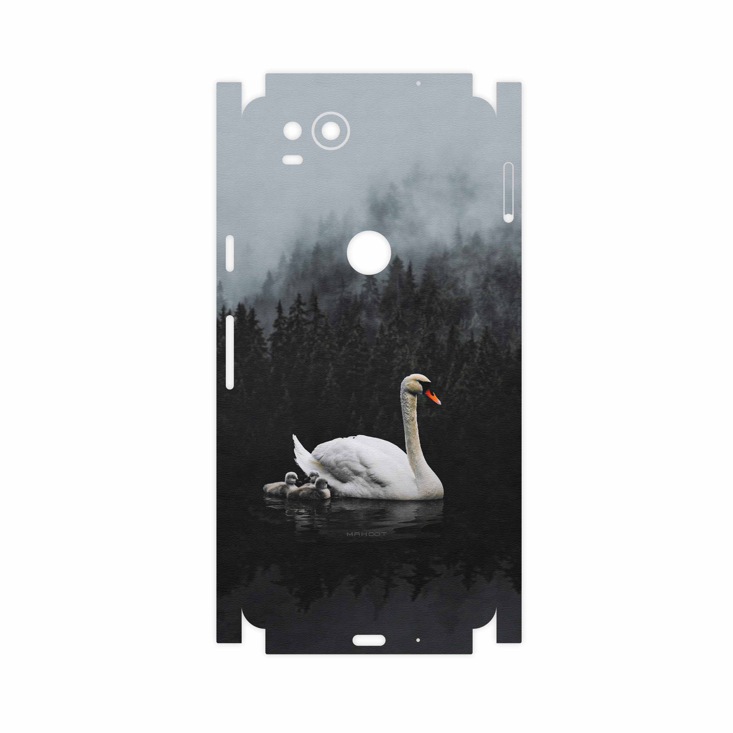 برچسب پوششی ماهوت مدل Swan Lake-FullSkin مناسب برای گوشی موبایل گوگل Pixel 2