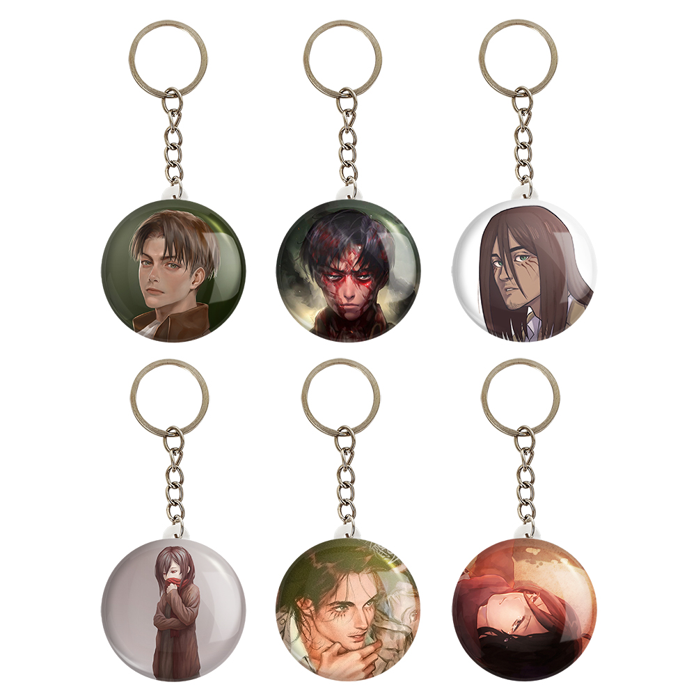 جاکلیدی خندالو مدل انیمه اتک آن تایتان Attack on Titan کد 1044B مجموعه 6 عددی