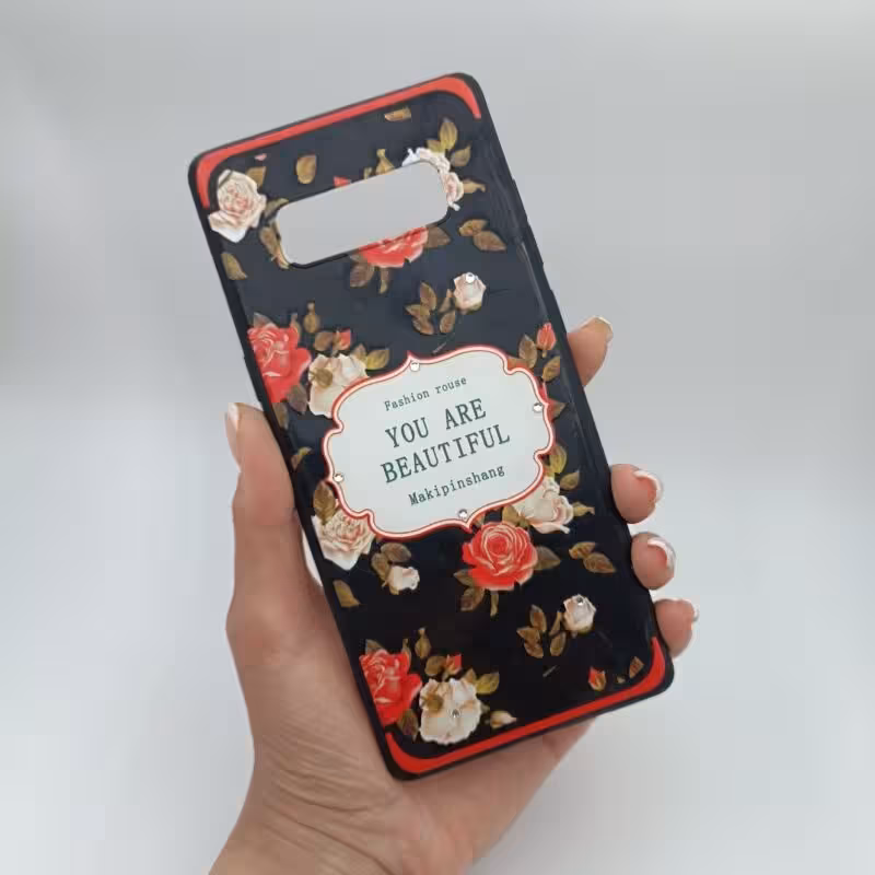 قاب گوشی Galaxy Note 8 سامسونگ ژله ای طرح Red Rose کد 33119