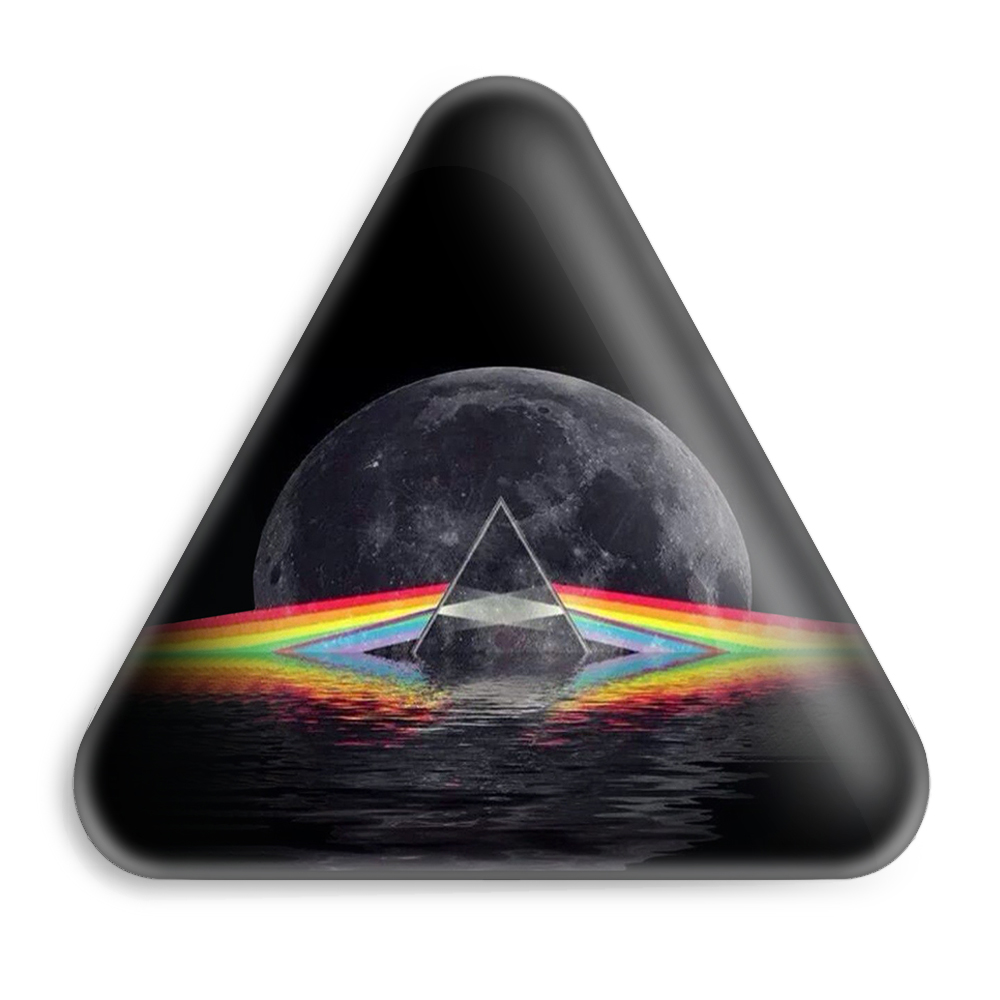 پیکسل خندالو طرح گروه Pink Floyd مدل مثلثی کد 3244