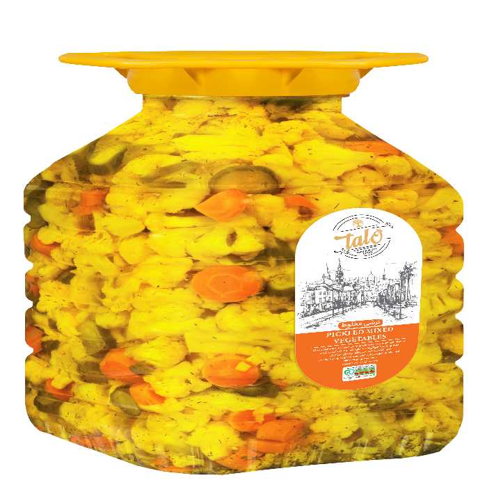 ترشی مخلوط پت 10کیلو تالو