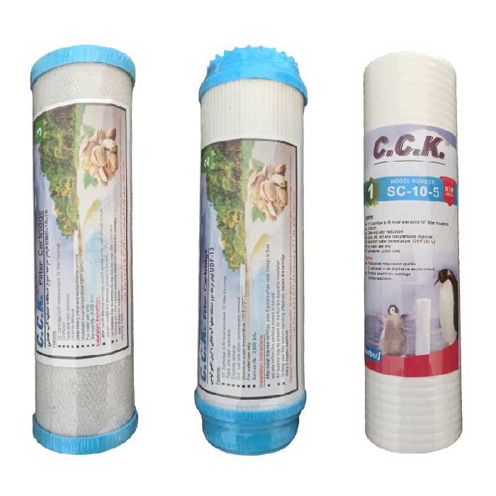 دستگاه تصفیه کننده آب سی سی کا مدل Korea-edition3800 به همراه فیلتر تصفیه آب کد 3s مجموعه سه عددی