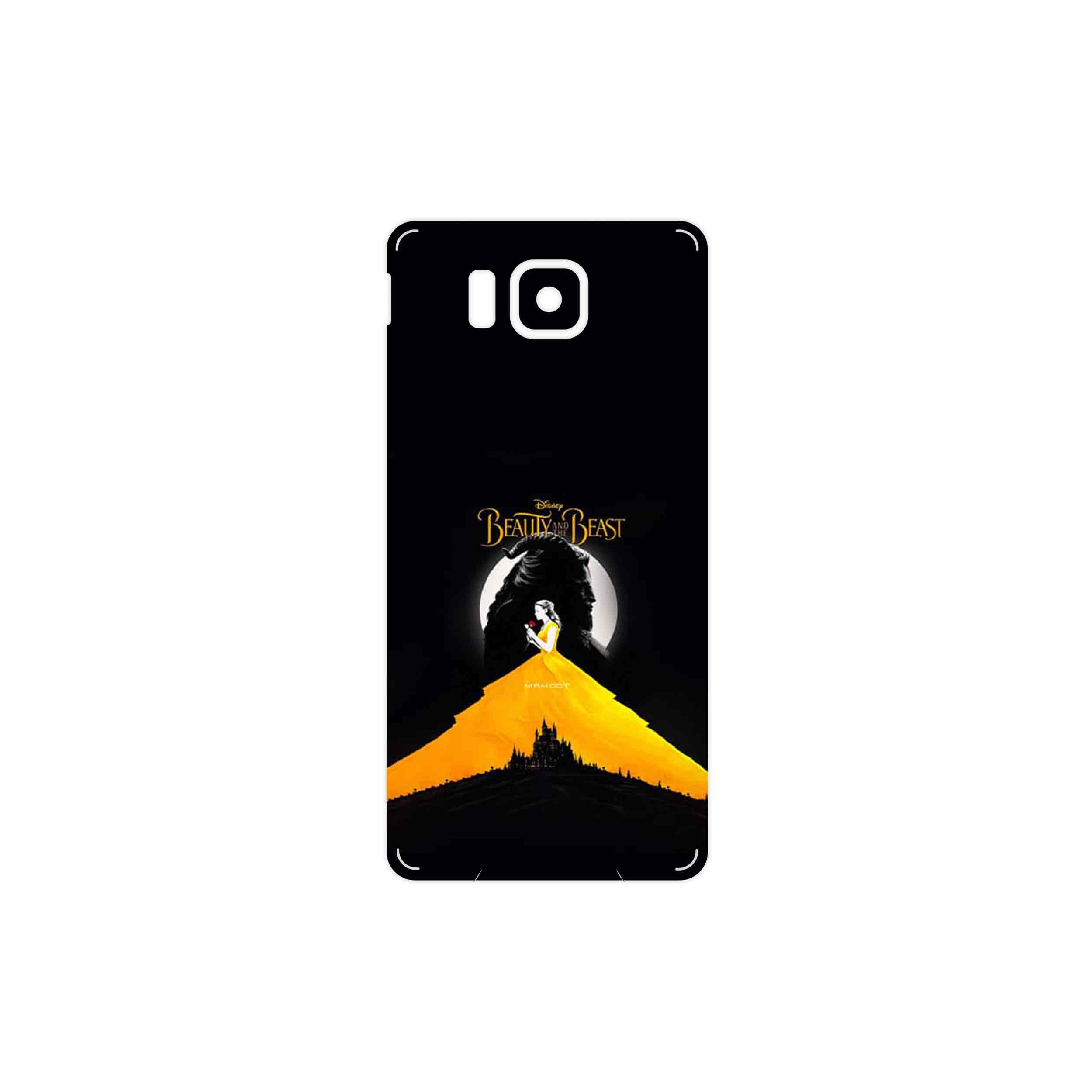 برچسب پوششی ماهوت مدل Beauty and the Beast مناسب برای گوشی موبایل سامسونگ Galaxy Alpha