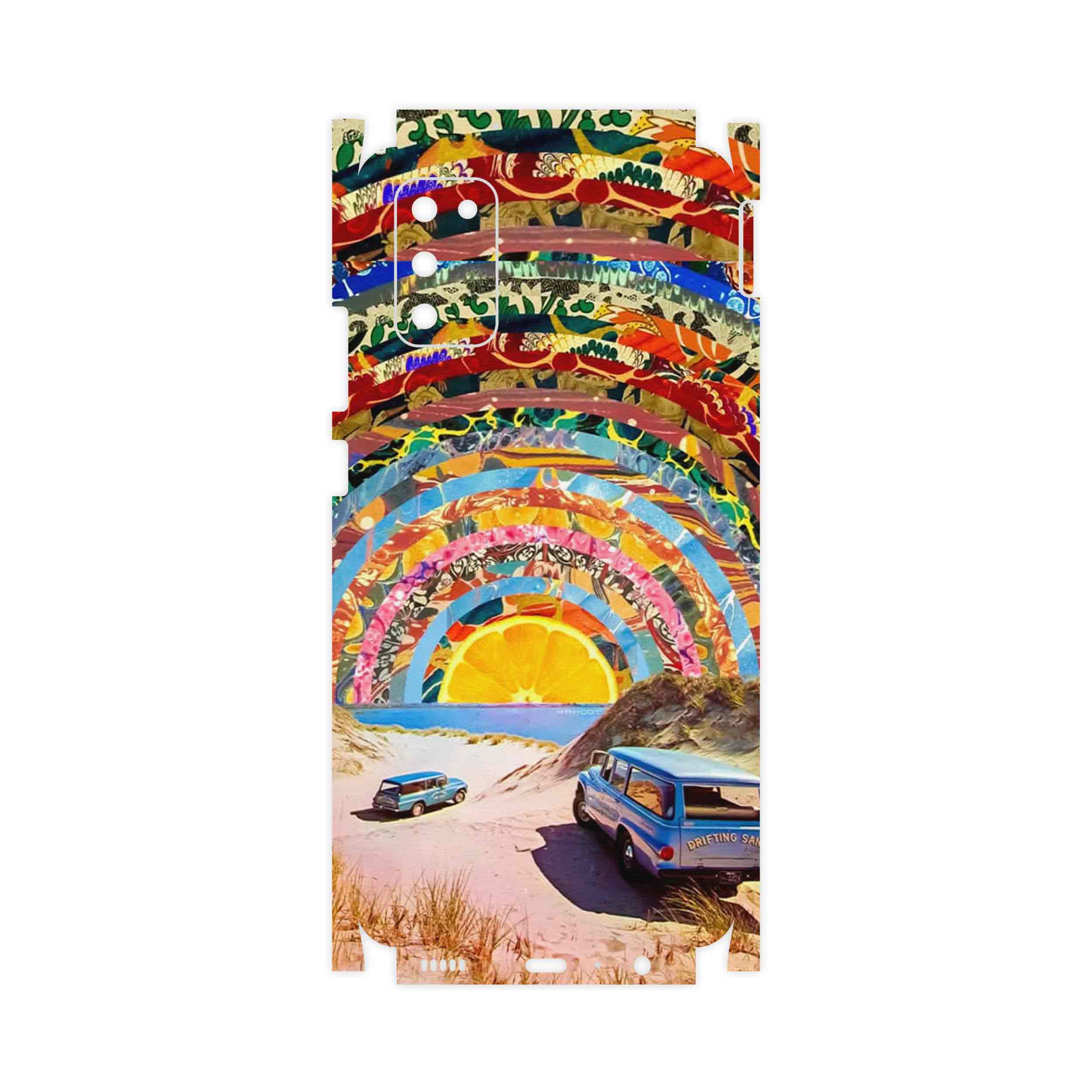 برچسب پوششی ماهوت مدل Collage of Orange Sky-FullSkin مناسب برای گوشی موبایل سامسونگ Galaxy A02S