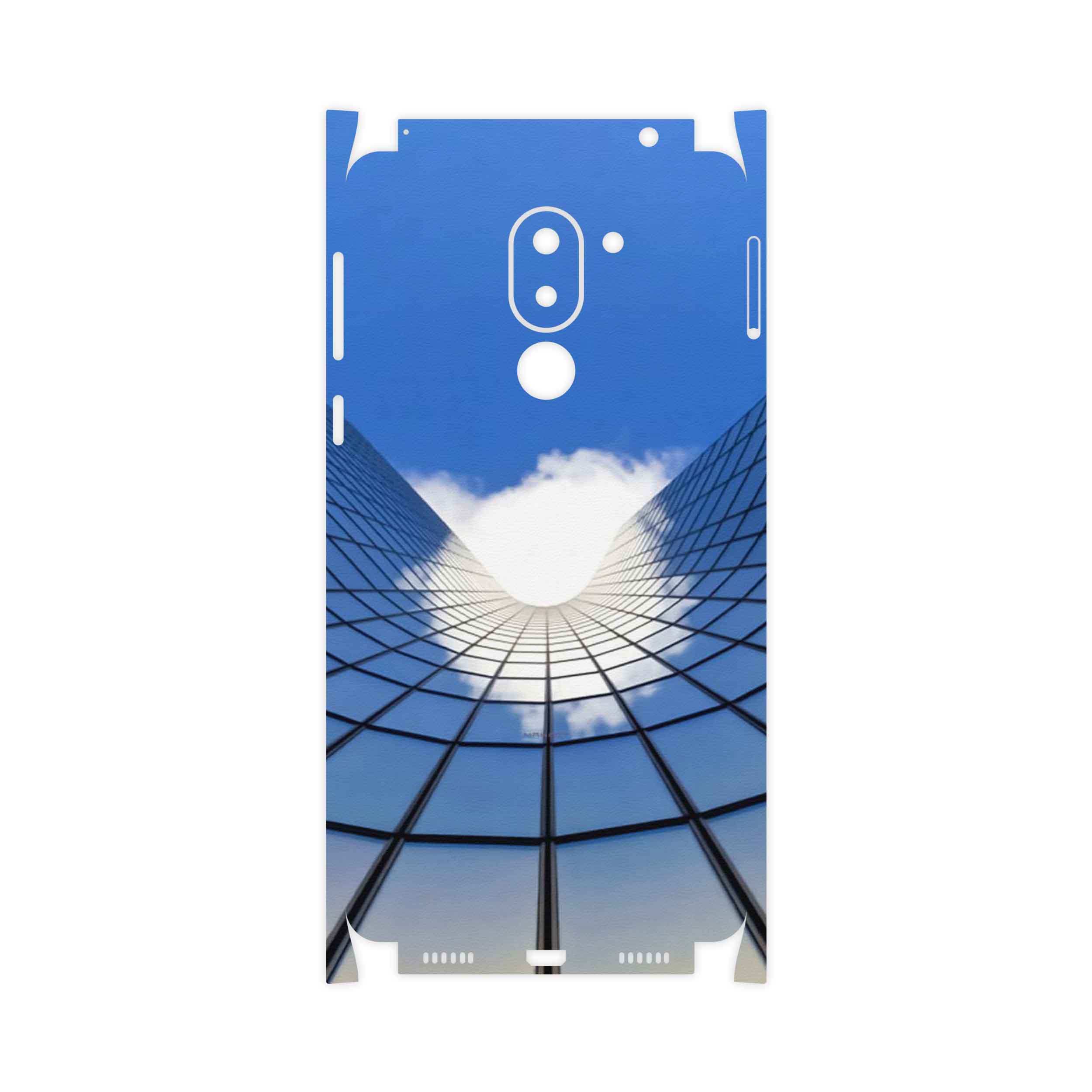 برچسب پوششی ماهوت مدل Glass skyscraper-FullSkin مناسب برای گوشی موبایل آنر 6X