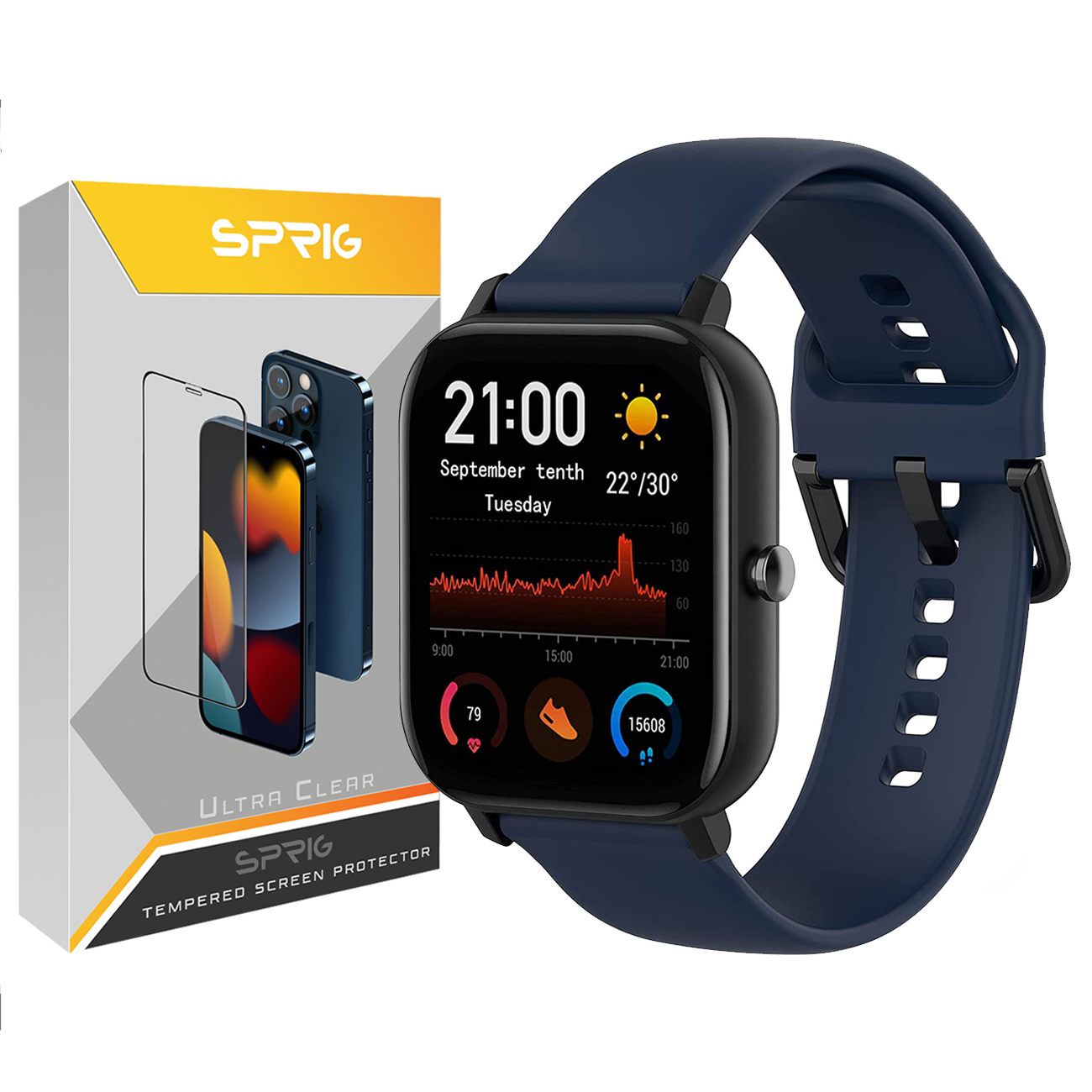 بند اسپریگ مدل SIC-SGK مناسب برای ساعت هوشمند امازفیت GTS / GTS 2 / GTS 2 mini