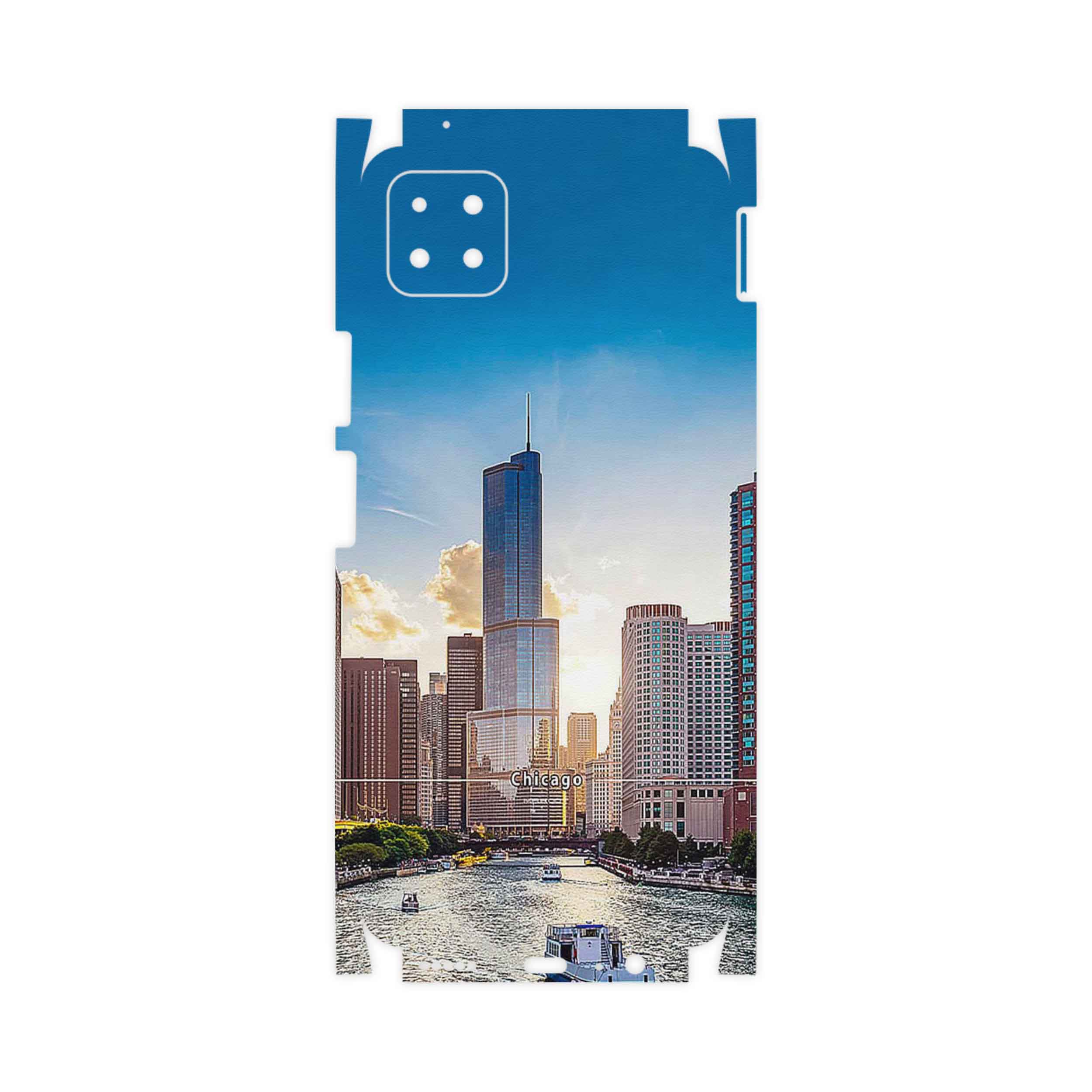 برچسب پوششی ماهوت مدل City of Chicago-FullSkin مناسب برای گوشی موبایل هوآوی Nova Y60