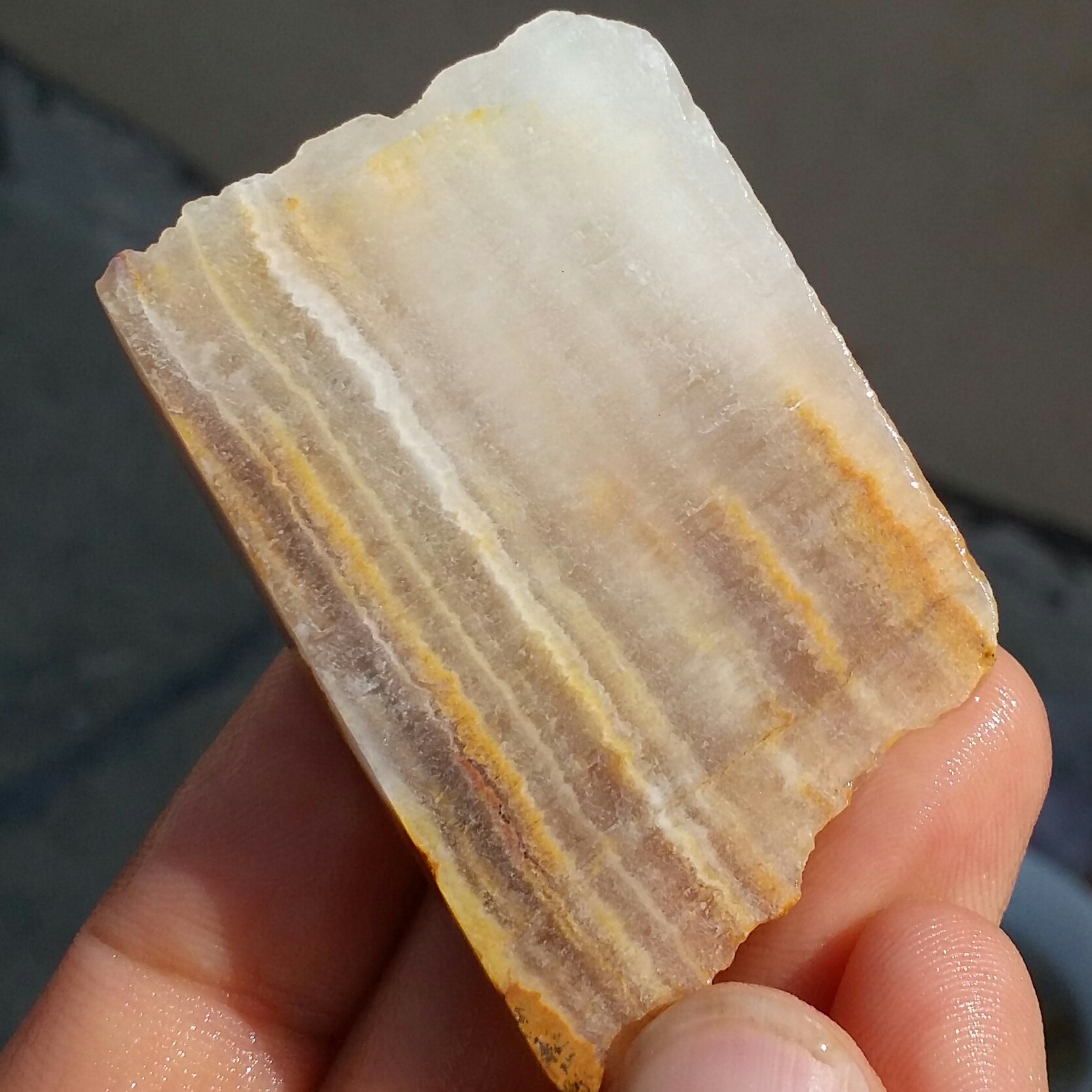 اسلایس سنگ راف مرمر  رنگین کمانی 100 در 100 طبیعی شاهکار خلقت کد 11415