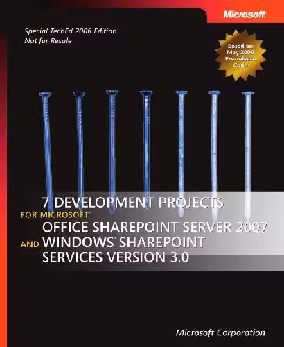 خرید و دانلود نسخه کامل کتاب 7 Development Projects for Microsoft Sharepoint Server 2007