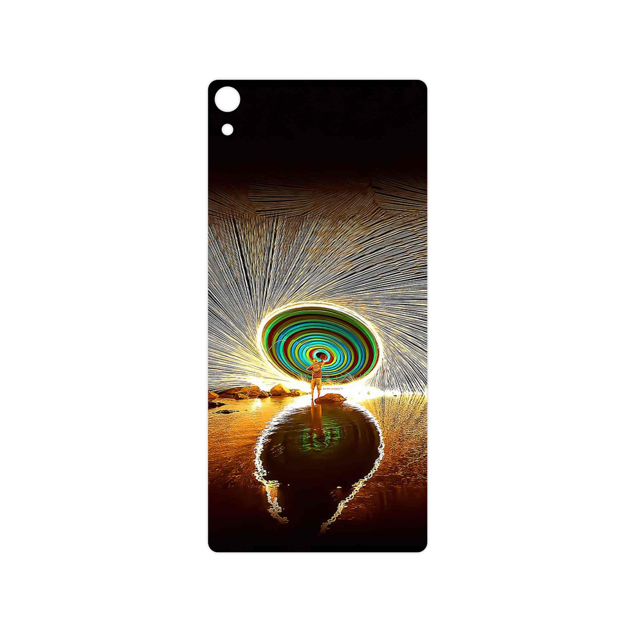 برچسب پوششی ماهوت مدل Night Light Fountain مناسب برای گوشی موبایل سونی Xperia XA Ultra