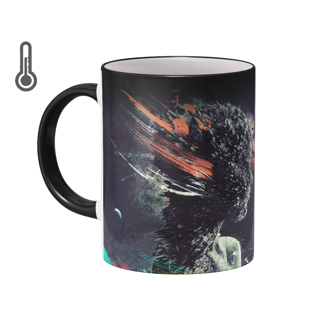 ماگ حرارتی بیگ ماگ مدل نقاشی مفهومی کد1772