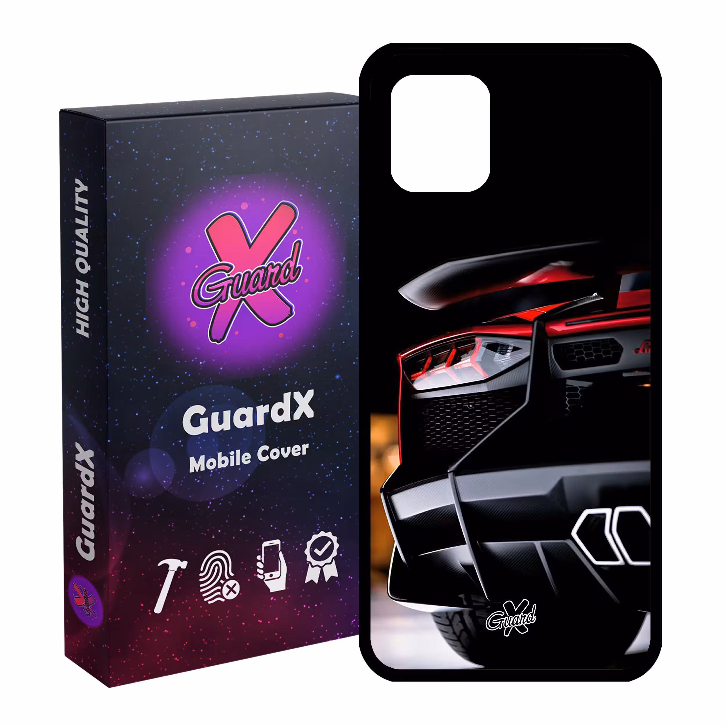 کاور گارد ایکس طرح Lamborghini مدل Glass10336 مناسب برای گوشی موبایل سامسونگ Galaxy Note 10 Lite