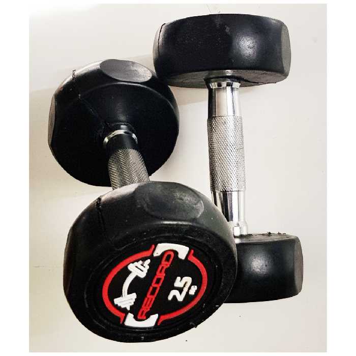 دمبل رکورد مدل new وزن 2.5 کیلوگرم مجموعه 2 عددی