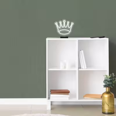 چراغ رومیزی ریموت دار مدل THRONE-GL_WHT-GLASS