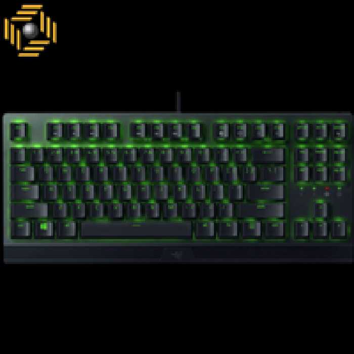 کیبورد گیمینگ ریزر مدل BlackWidow X TKL GREEN Switch