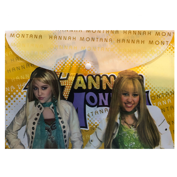 پوشه دکمه دار مدل HANNA MONTANA کد 948