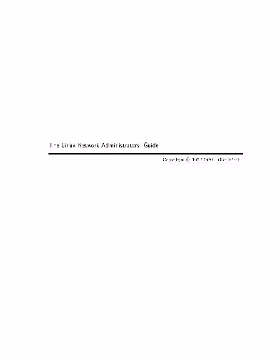 خرید و دانلود نسخه کامل کتاب Linux Network Administrator's Guide