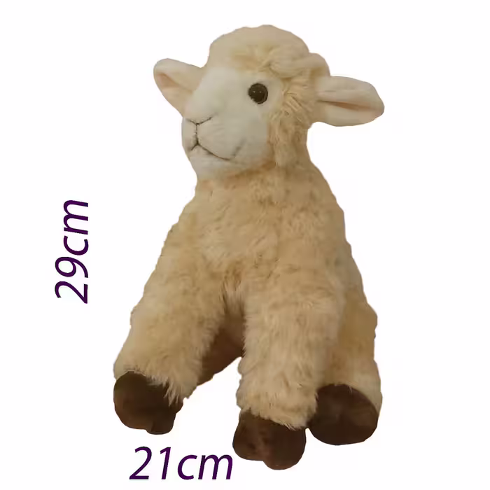 عروسک طرح بره مدل Circo Lamb کد SZT6/445 ارتفاع 29 سانتی‌متر