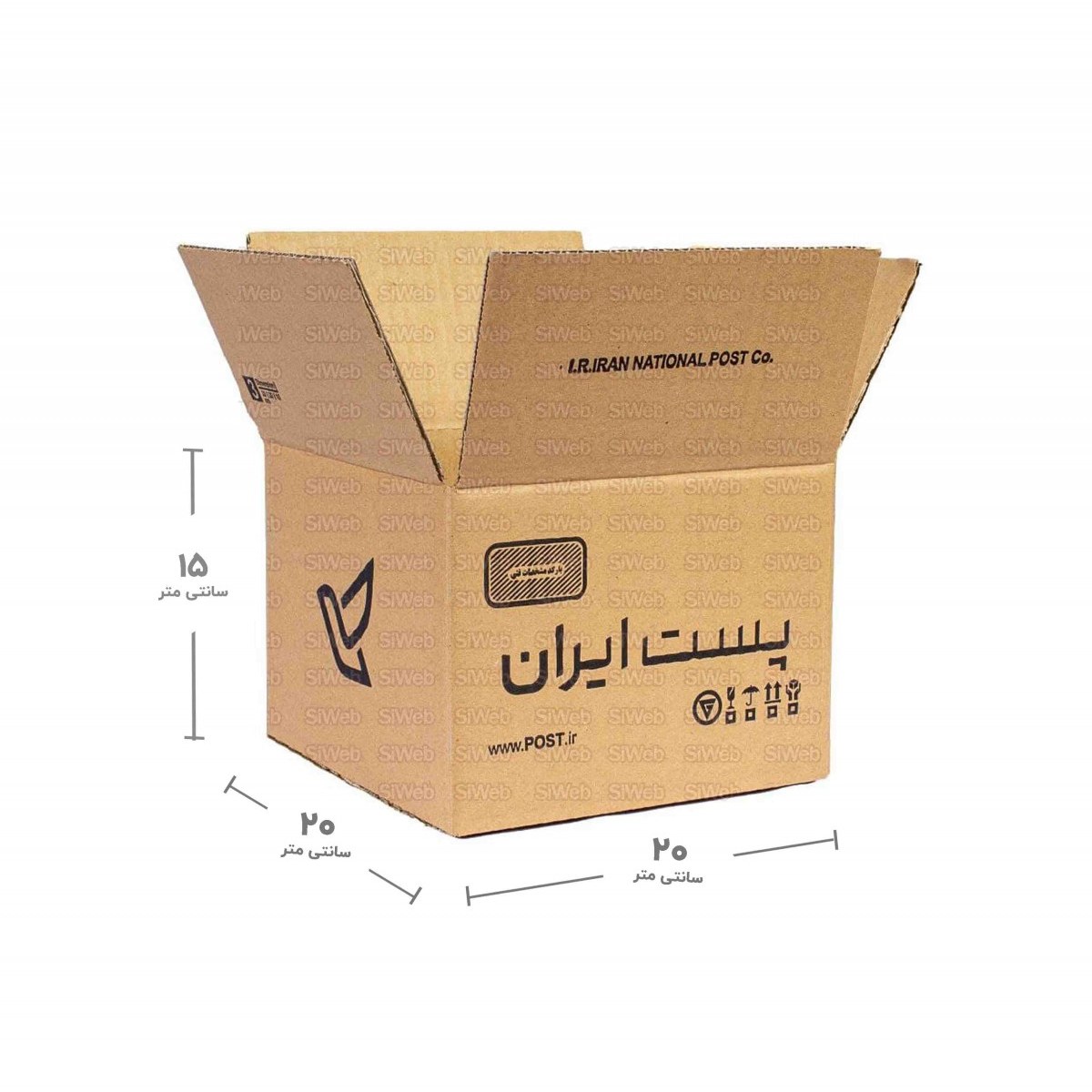 کارتن پستی سایز 3(استاندارد و ارزان)