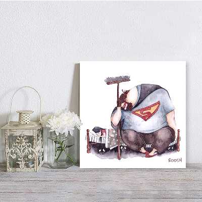 تابلو شاسی صبا طرح مدل پدر و دختر کد M169