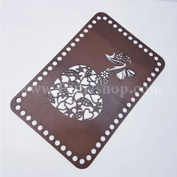 کفی سبد مستطیل30 طرح دار