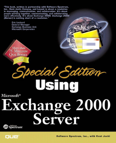 خرید و دانلود نسخه کامل کتاب Special Edition Using Microsoft Exchange 2000 Server (Special Edition Using)