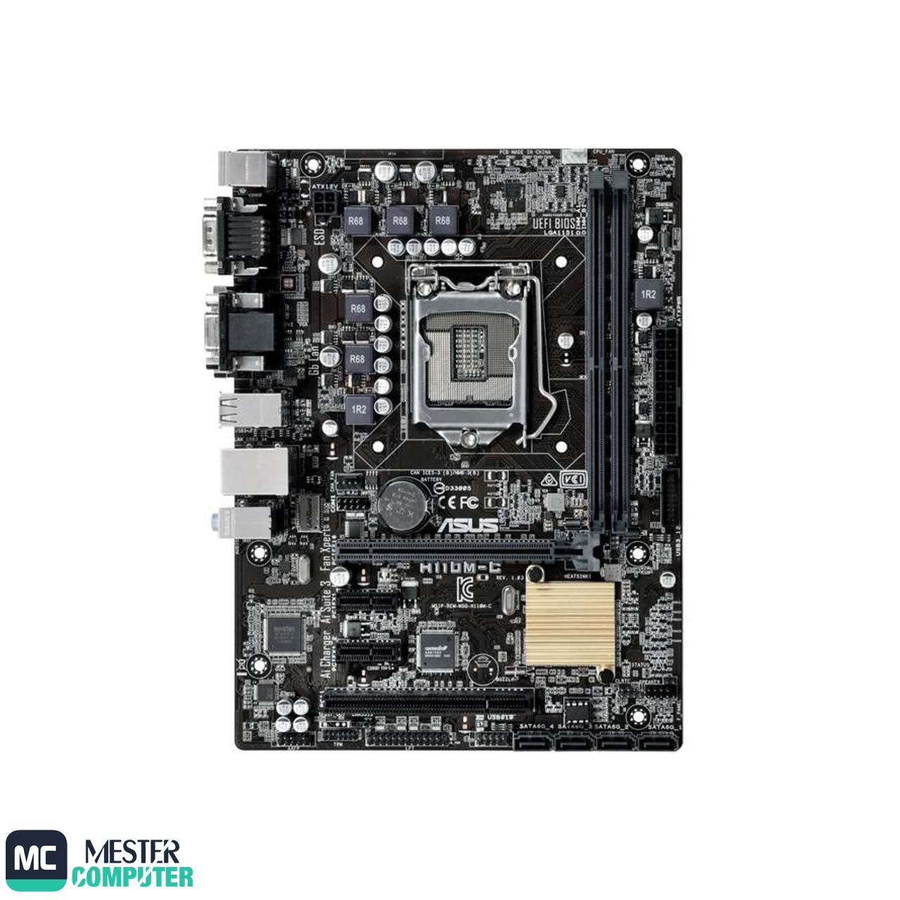 قیمت و خرید مادربرد ایسوس مدل H110M-C/PS | مستر کامپیوتر | آسوده خرید کنید