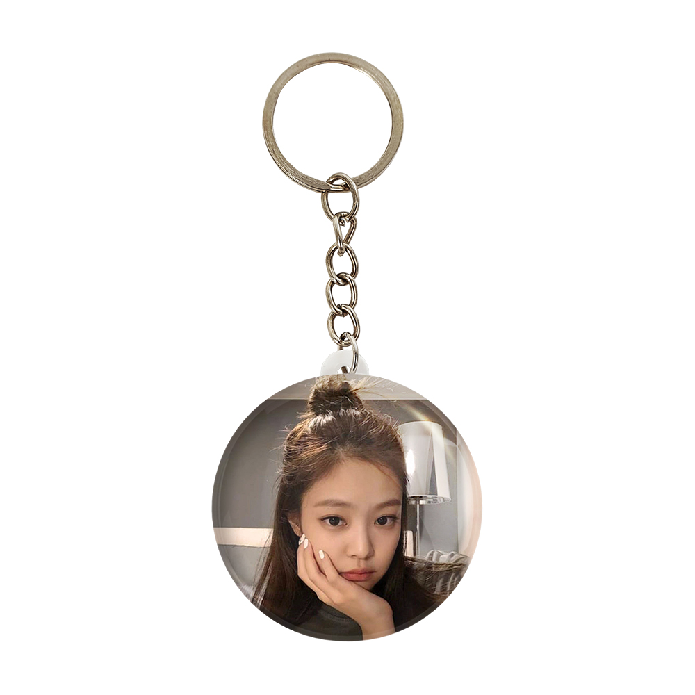 جاکلیدی خندالو مدل جنی بلک پینک کد 14108