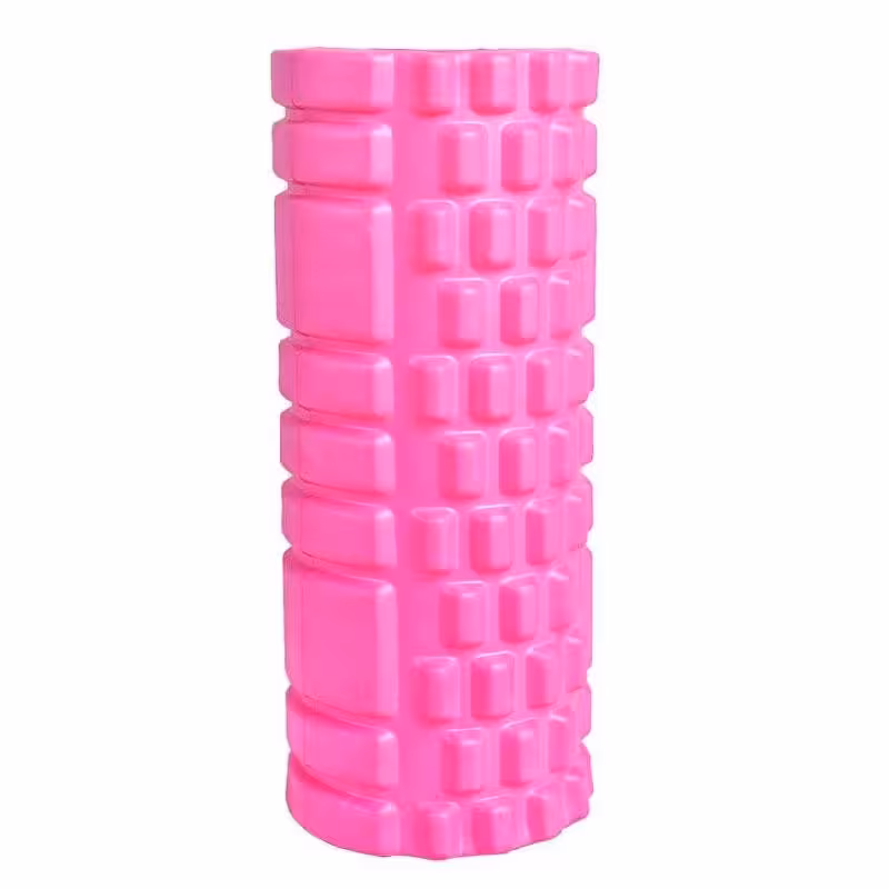 فوم رولر  33 سانتی  آجدار  صورتی foam roller