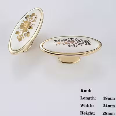 دستگیره کابینت مدل 170 تک پیچ سرامیکی 