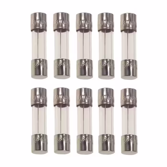 فیوز شیشه ای 25 آمپر مدل 2M-250V بسته 10 عددی