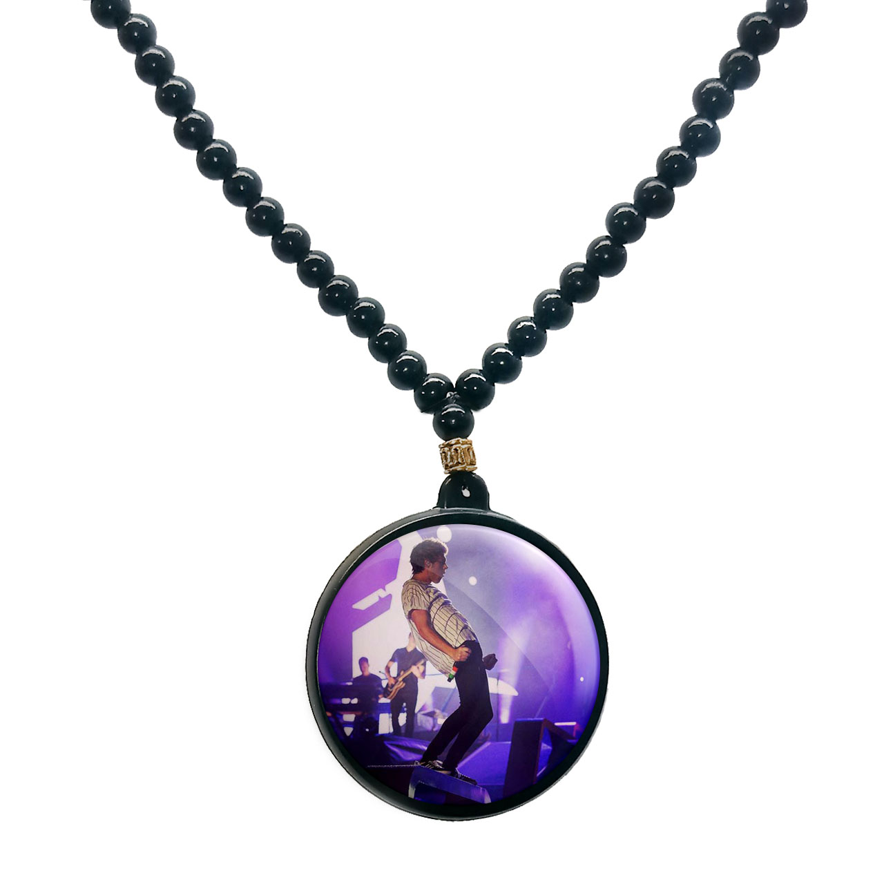 گردنبند پرمانه طرح One Direction کد pmd.13594 مدل دو طرفه